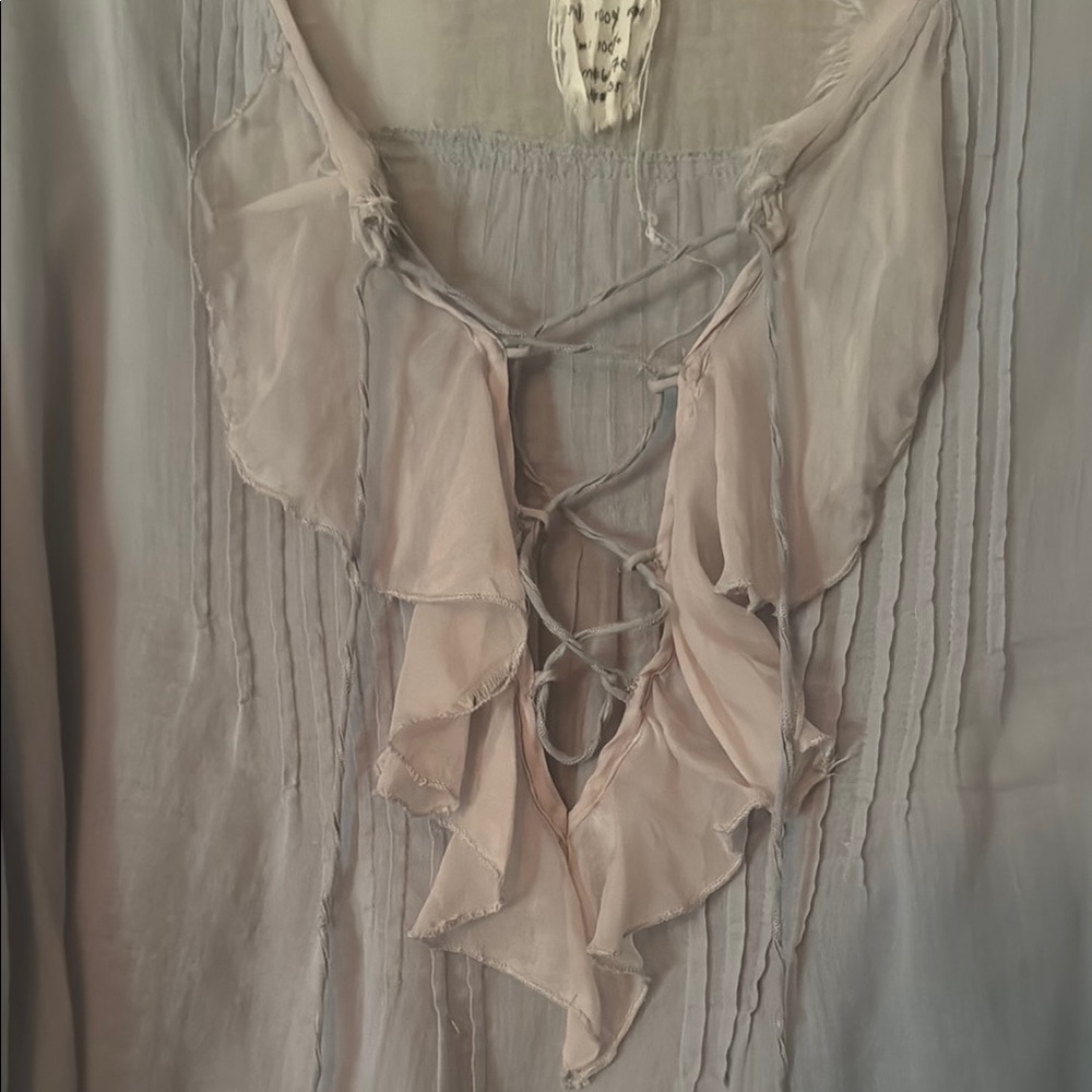 Free People Ruffle Top - Picture 2 of 5